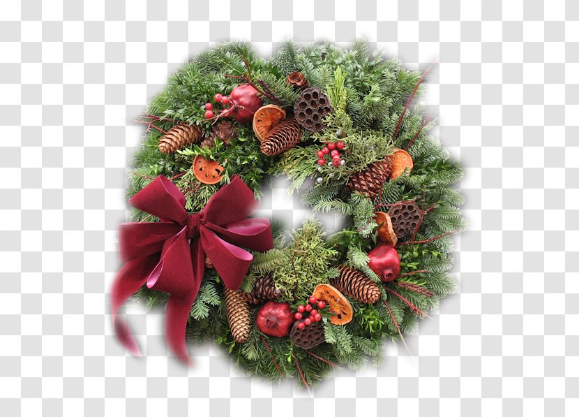Christmas Ornament Wreath Decoration Garland - Fir Transparent PNG