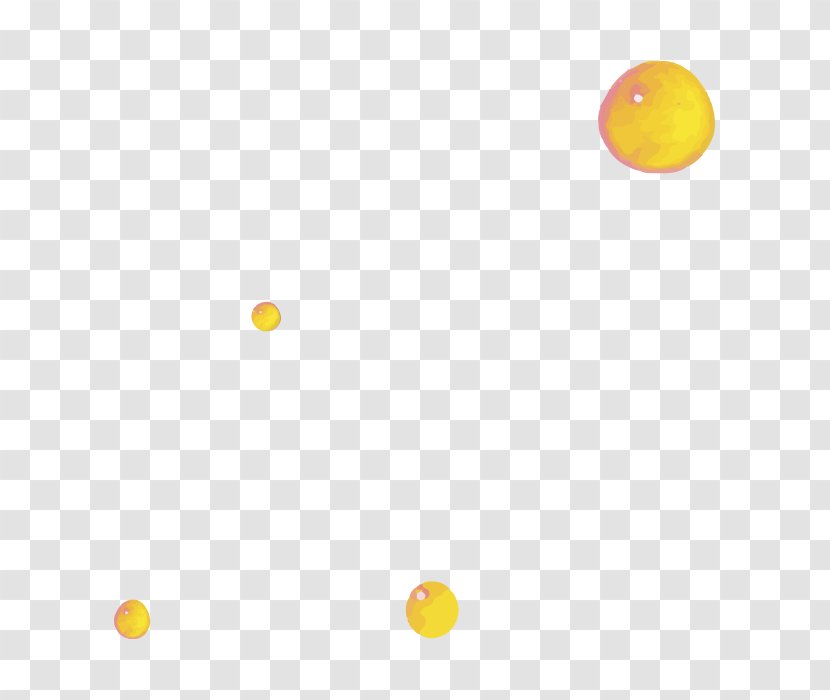 Cartoon Illustration - Orange - Yellow Moon Vector Transparent PNG