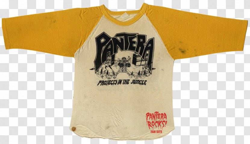 T-shirt Pantera Heavy Metal Rules Projects In The Jungle - Vulgar Display Of Power Transparent PNG