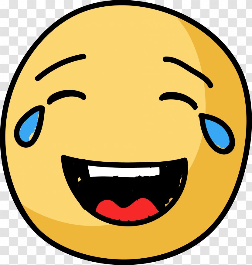 Smiley Laughter Crying Face With Tears Of Joy Emoji Clip Art - Smile Transparent PNG