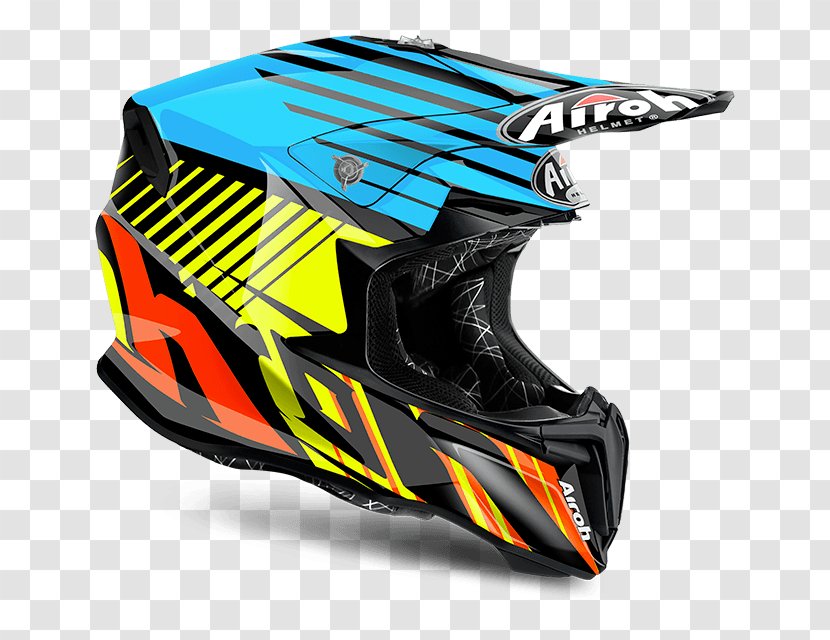 Motorcycle Helmets AIROH Motocross - Airoh Transparent PNG
