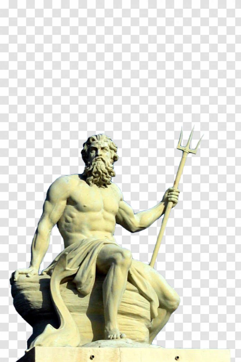 Poseidon Of Melos Greek Mythology Sculpture Neptune - Deity - God Transparent PNG