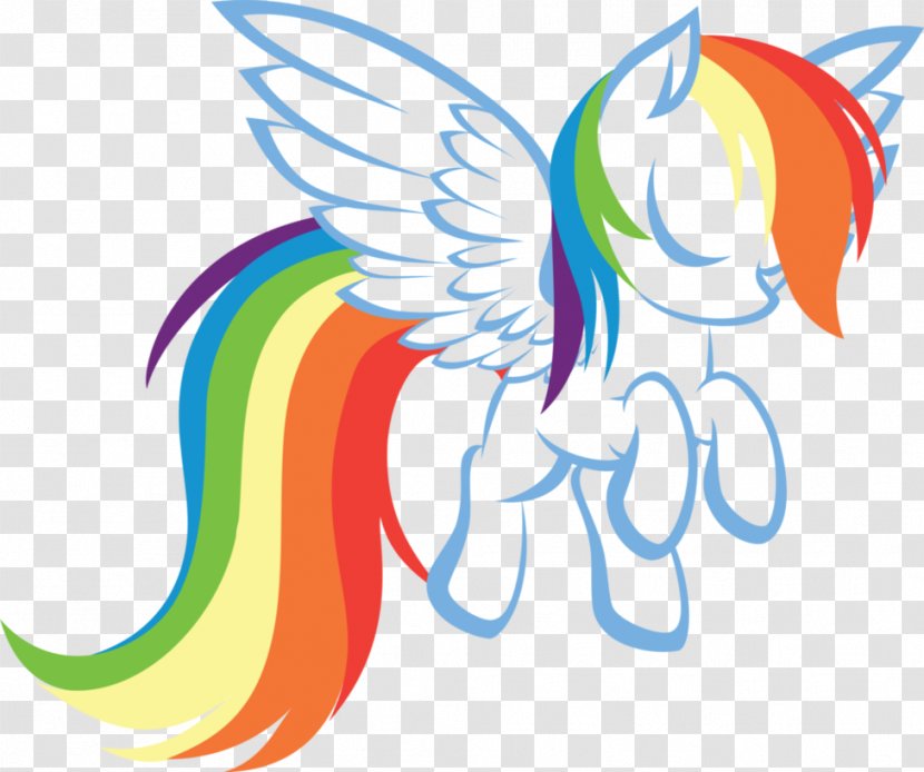 Rainbow Dash Pinkie Pie Rarity Applejack Pony - Cartoon Transparent PNG