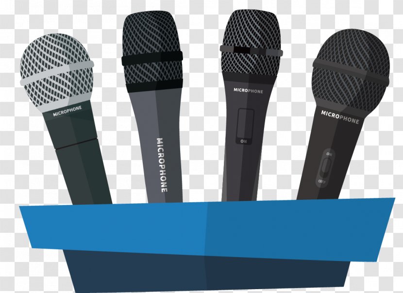 Microphone Poster Illustration - Convention Transparent PNG