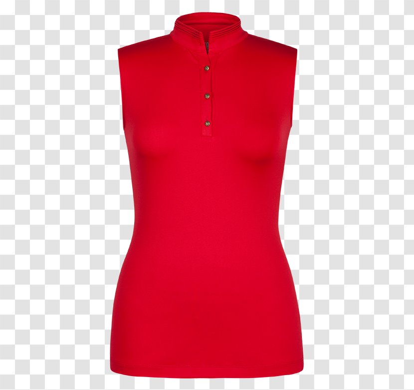 Sleeve Sport Shirt Scoop Neck Woman - Sleeveless Transparent PNG