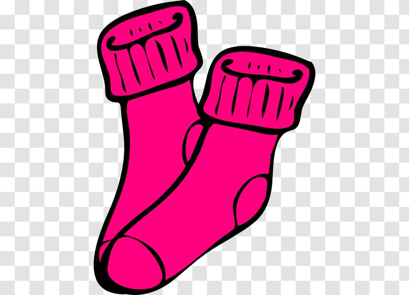 Sock Clip Art - Artwork - Walking Shoe Transparent PNG