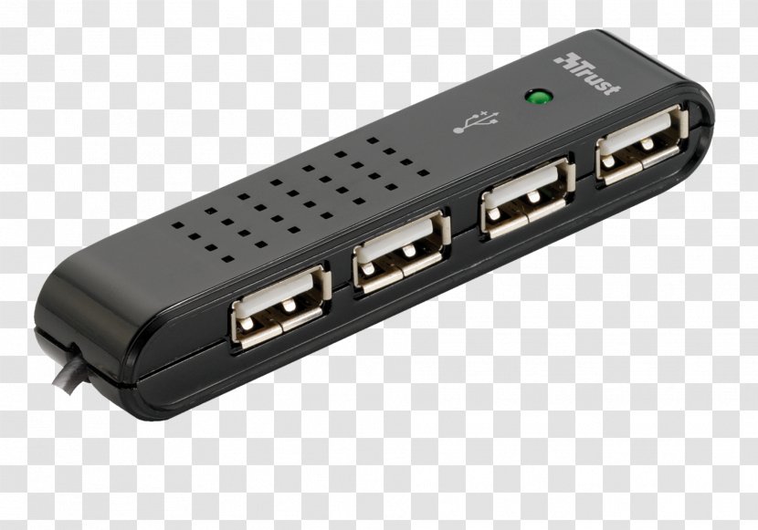 Laptop Mac Mini USB Hub Ethernet - Hardware Transparent PNG