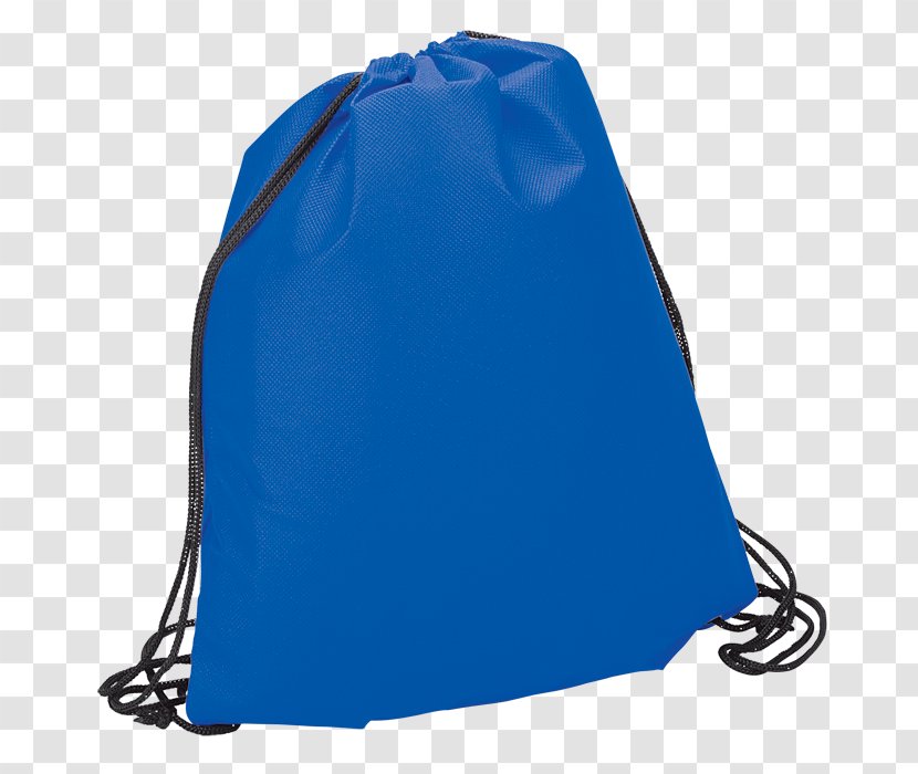 String Bag Drawstring Backpack Royal Blue - Tote Transparent PNG