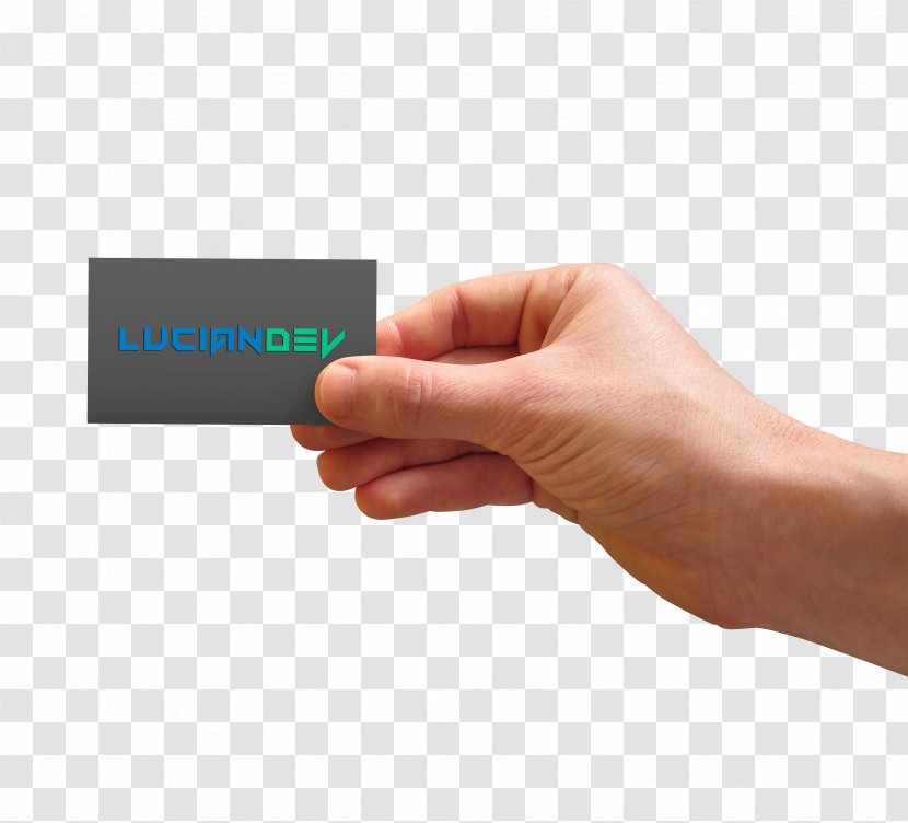 Hand Finger - VISITING CARD Transparent PNG