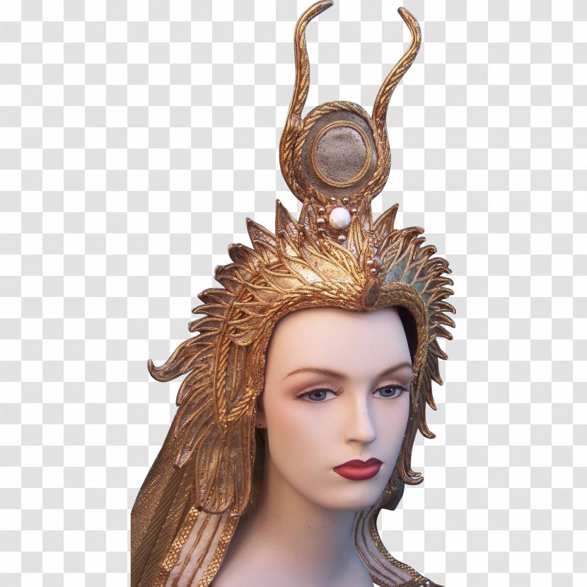 Cleopatra Headpiece Headgear Crown Headband - Silver Transparent PNG