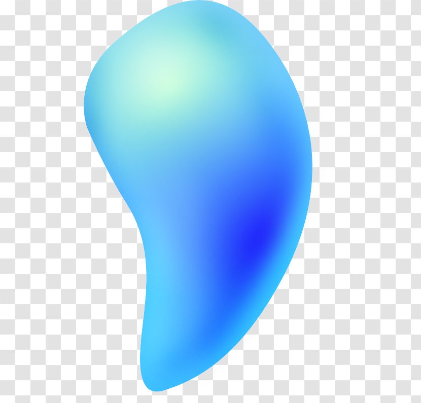 Product Design Line - Electric Blue - Blobs Border Transparent PNG