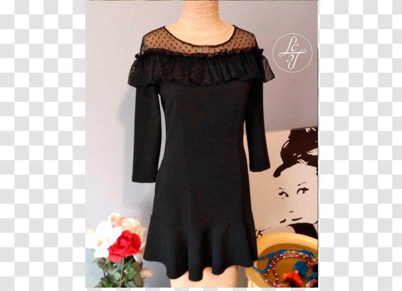 Little Black Dress Fashion Shoulder Party Transparent PNG