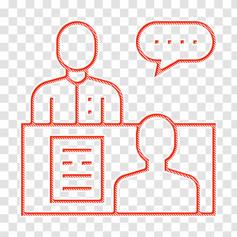 Job Interview Icon Business Recruitment Icon Interview Icon Transparent PNG