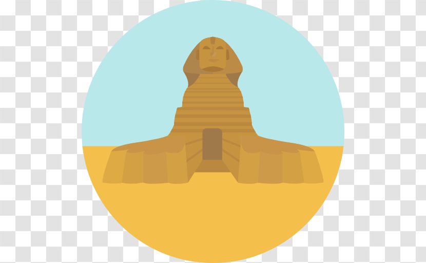 Great Sphinx Of Giza Egyptian Pyramids Clip Art - Monument - Vector Transparent PNG