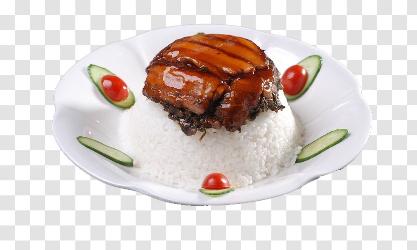 Mole Sauce Meigan Cai Gaifan Dish Food - Pickled Pork Rice Bowl Transparent PNG