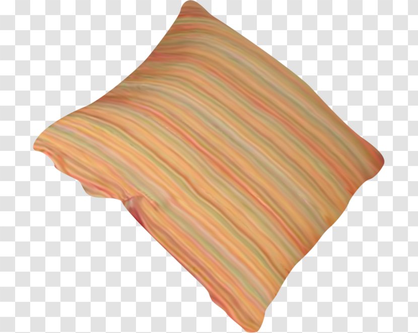 Cushion - Orange - Pillow Transparent PNG