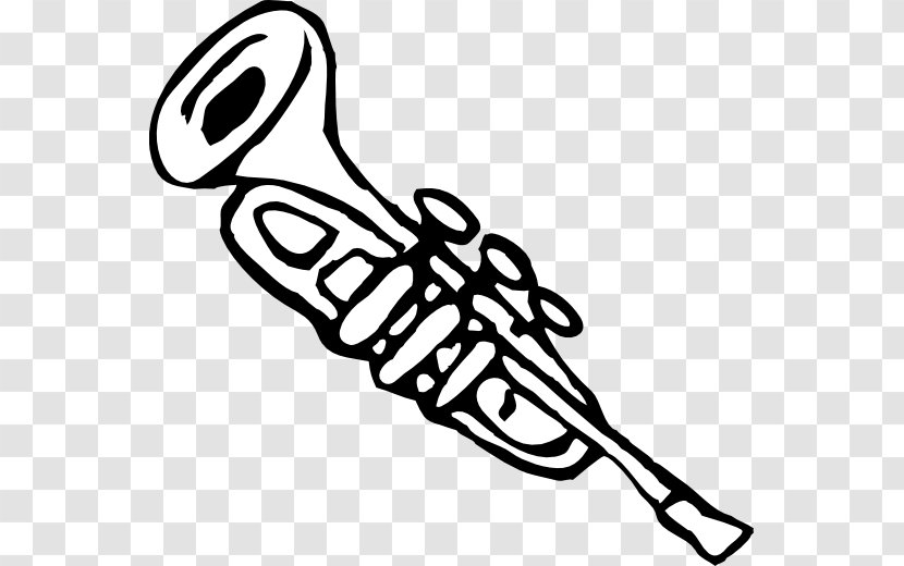 Trumpet Free Content Thumbnail Clip Art - Heart - Cartoon Black Transparent PNG