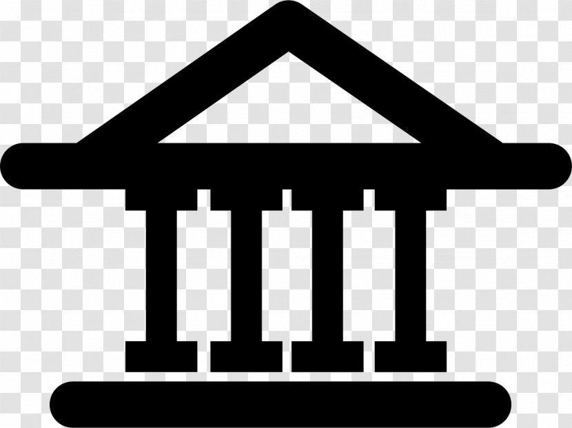 Column Logo Building Ancient Greek Temple Text Transparent PNG