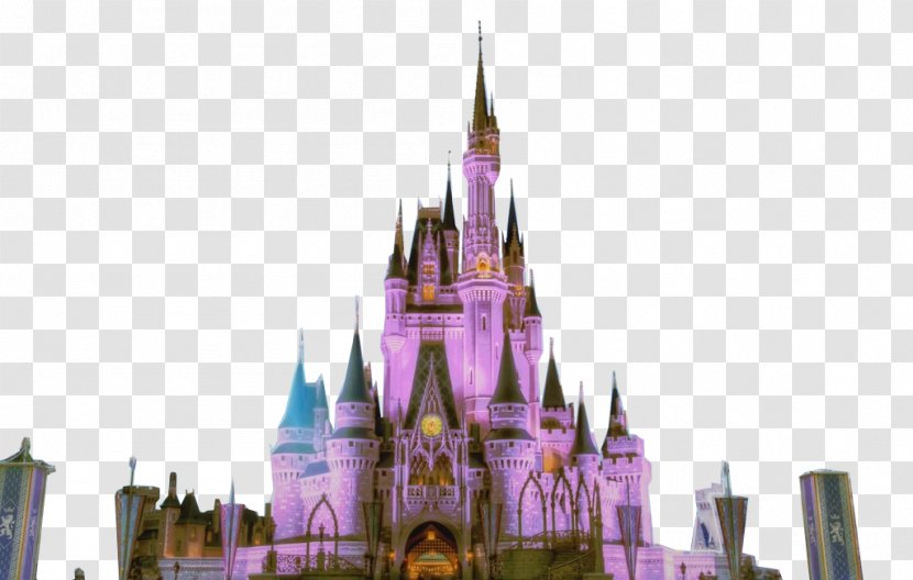 Hong Kong Disneyland Shanghai Park The Walt Disney Company Cinderella Castle - Purple Transparent PNG