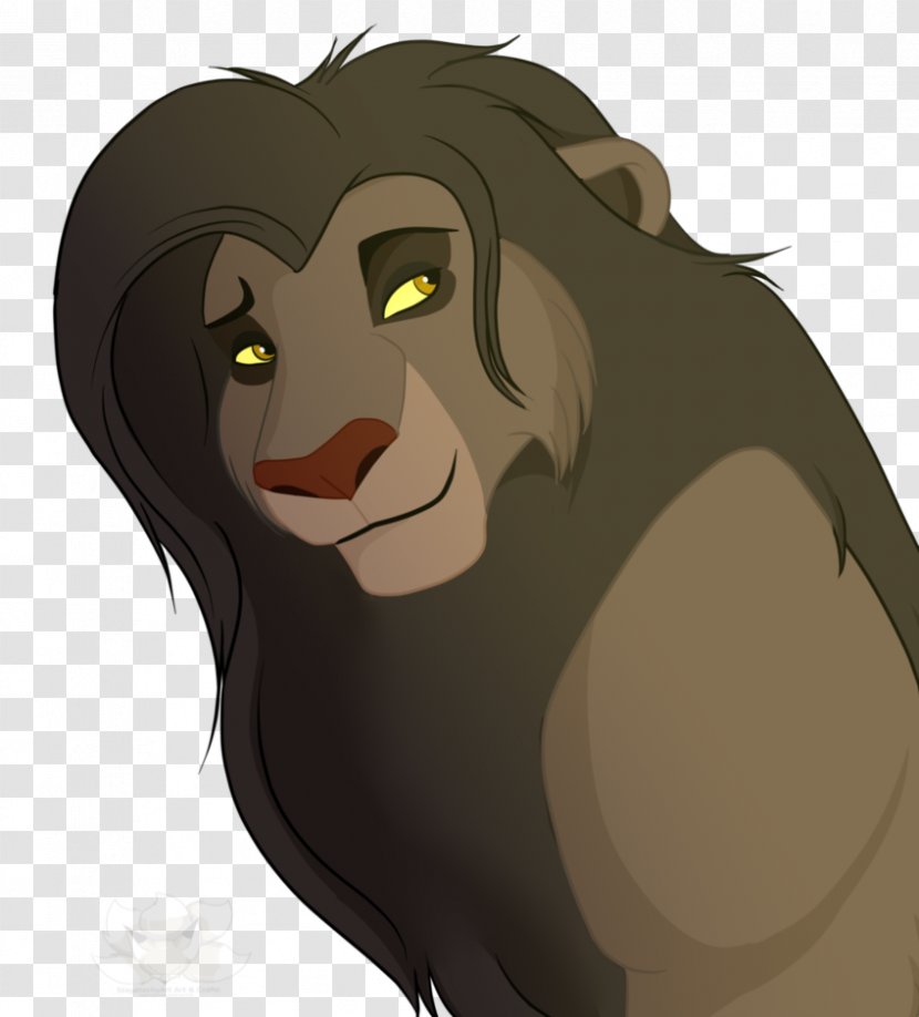 Lion Cat Cartoon Snout - Head Transparent PNG