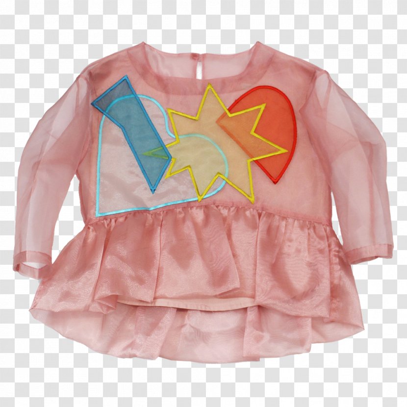Petits Parisiens Clothing Sleeve Dress Blouse - Infant - Multicolor Mesh Transparent PNG