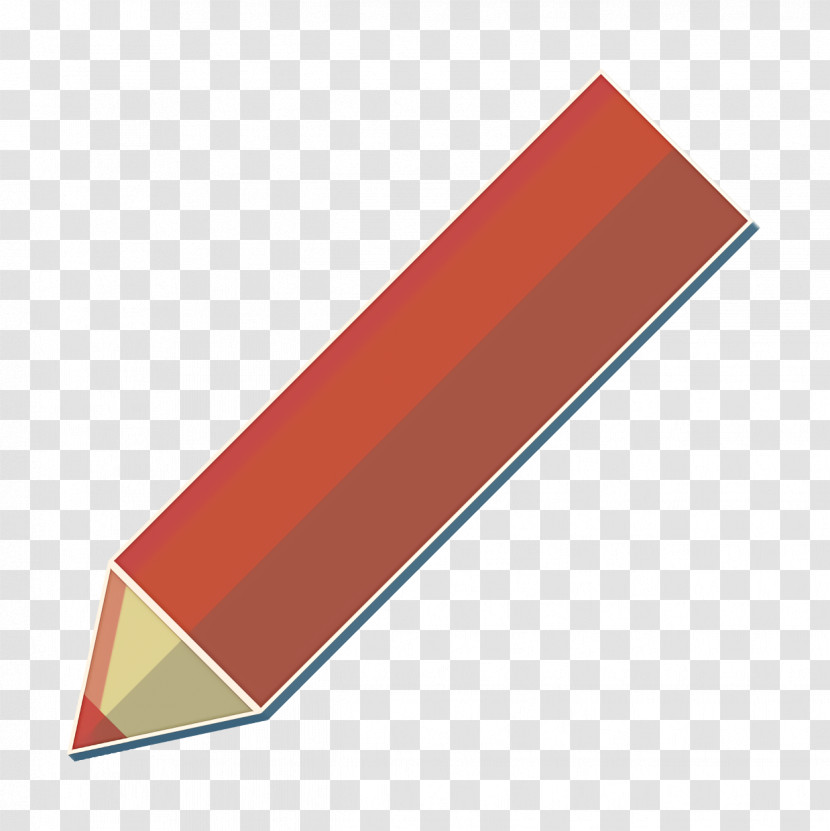 School Elements Icon Pencil Icon Transparent PNG