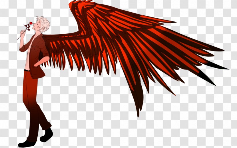 Lucifer Drawing Fan Art Cartoon - Wing Transparent PNG