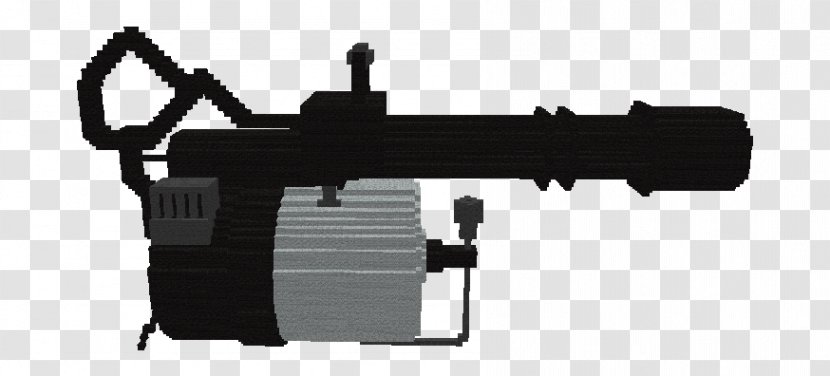 Gun Barrel Team Fortress 2 Minecraft Minigun Weapon - Technology - Optical Instrument Transparent PNG