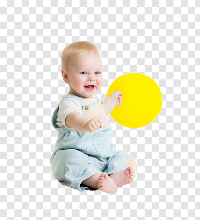 Child Infant Stock Photography Toy Boy - Baby Playing With Balloons Transparent PNG