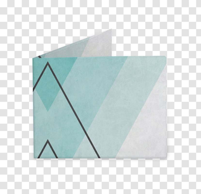 Triangle Turquoise - Minimal Dj Poster Transparent PNG