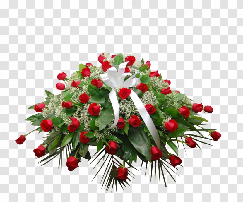 Floral Design Cut Flowers Garden Roses - Coffin - Rose Transparent PNG
