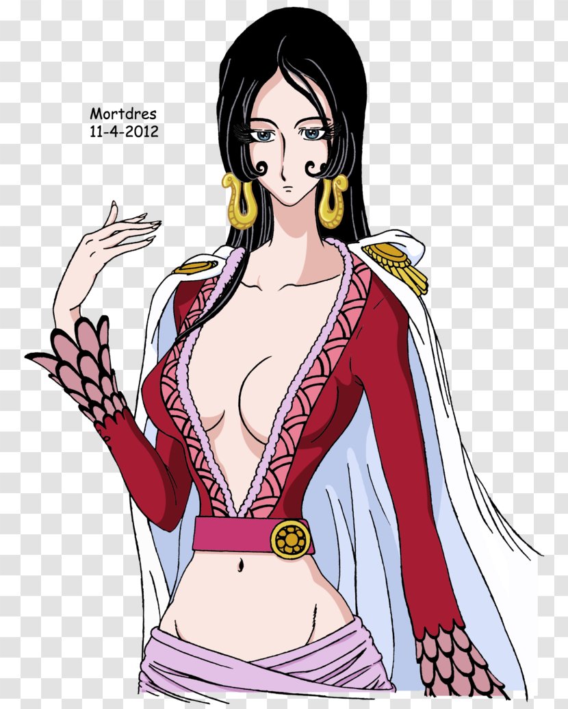 Boa Hancock Drawing Monkey D. Luffy Nami - Flower - One Piece Transparent PNG