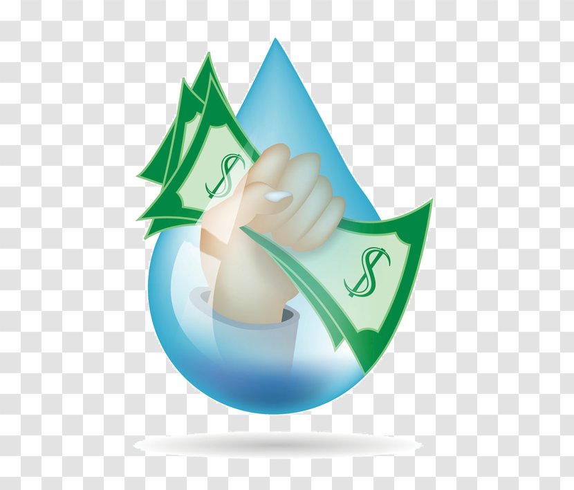 Water Conservation Efficiency Services Money - Rainwater Harvesting - Drop Transparent PNG