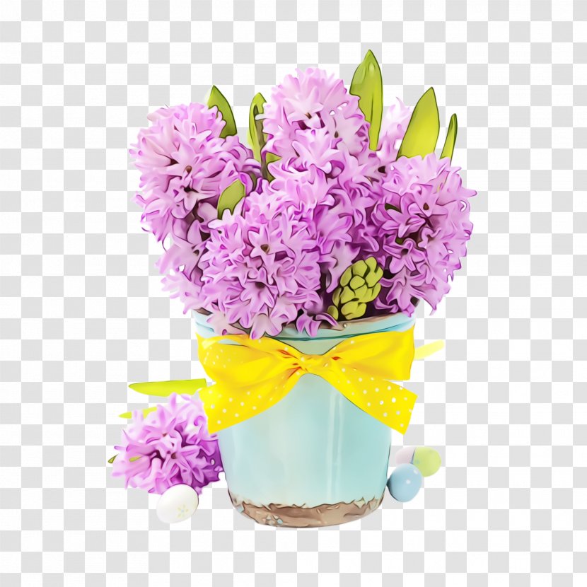 Flower Lilac Flowerpot Cut Flowers Purple - Hyacinth Violet Transparent PNG