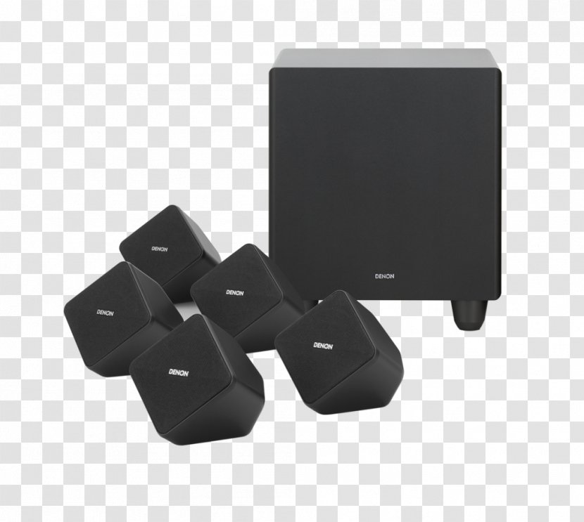 5.1 Surround Sound Home Theater Systems AV Receiver Loudspeaker Denon - Speaker Transparent PNG