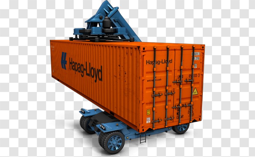 Intermodal Container Cargo Freight Transport - Port Transparent PNG