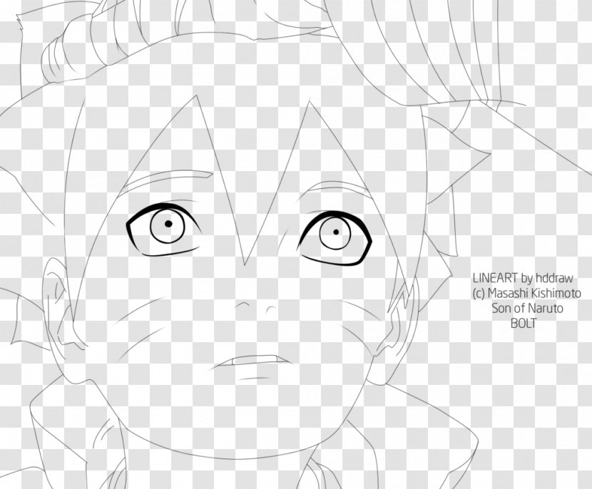 Eye Cheek Line Art Sketch - Tree Transparent PNG