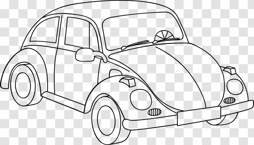 Car Volkswagen Beetle Ausmalbild Bugatti Automobiles - Motor Vehicle Transparent PNG