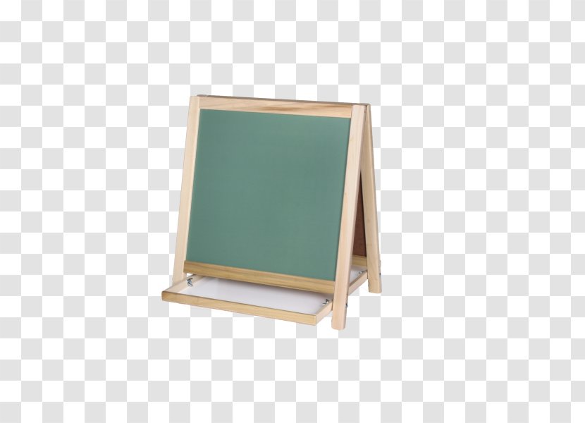 Table Wood Easel - Rectangle - Chalk Board Transparent PNG