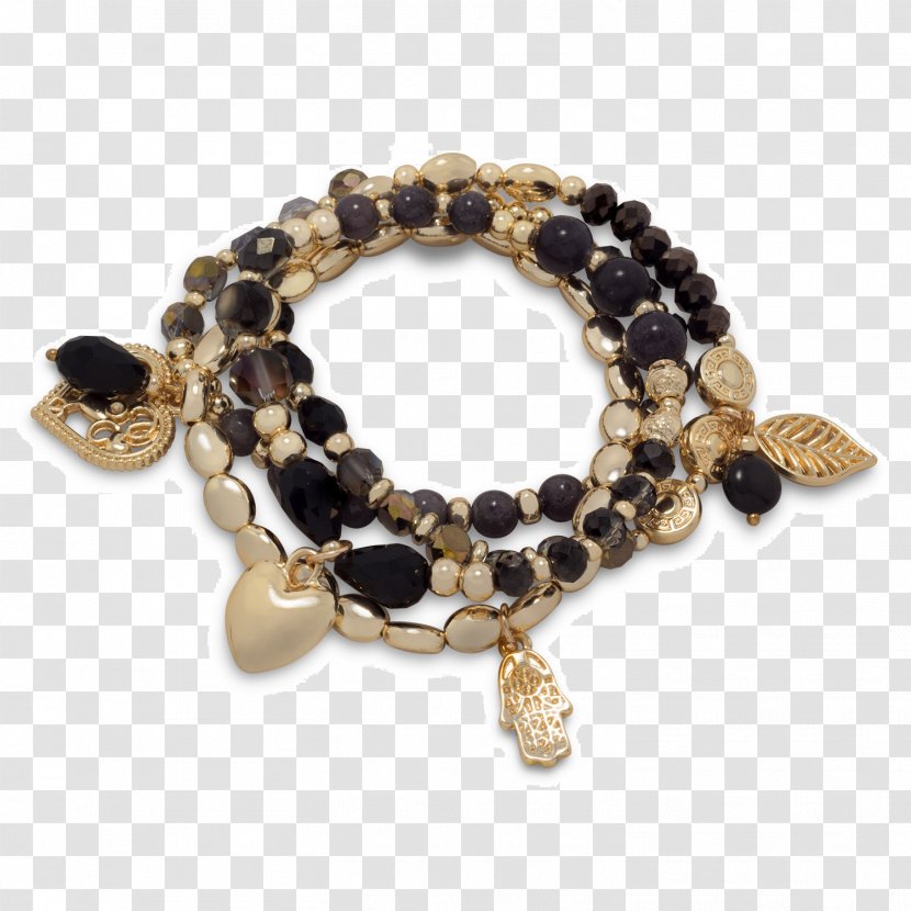 Charm Bracelet Gemstone Bead Gold - Necklace Transparent PNG