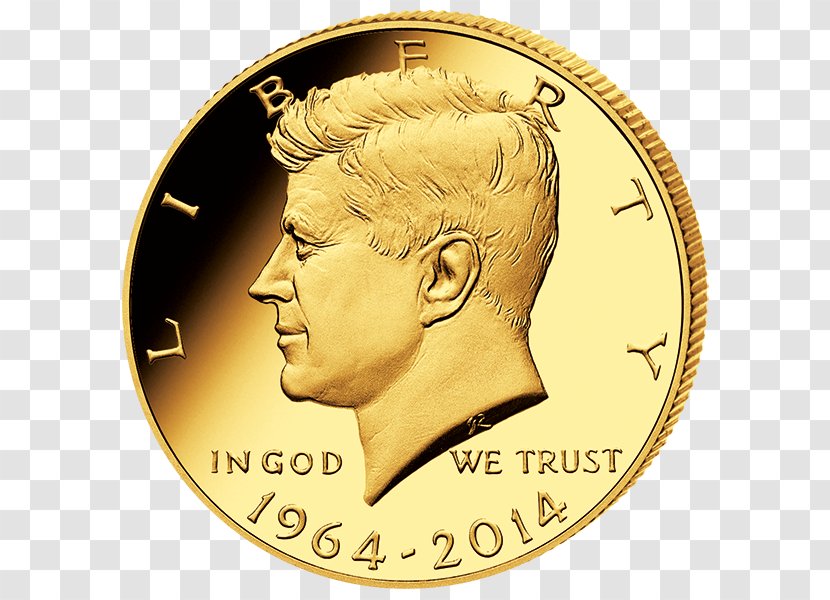 Kennedy Half Dollar Proof Coinage Commemorative Coin Transparent PNG