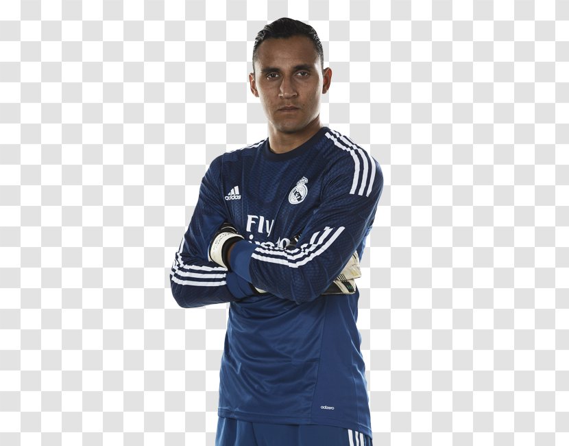 Keylor Navas Real Madrid C.F. Costa Rica National Football Team Jersey - Electric Blue Transparent PNG