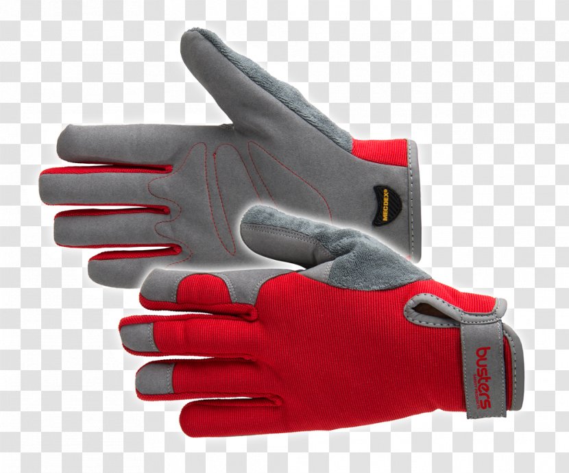 Soccer Goalie Glove Finger Gardening - Red - All Round Hunter Transparent PNG
