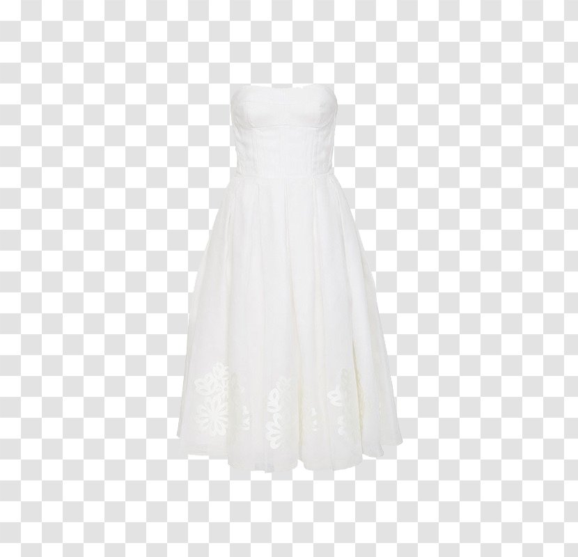 White Contemporary Western Wedding Dress Transparent PNG