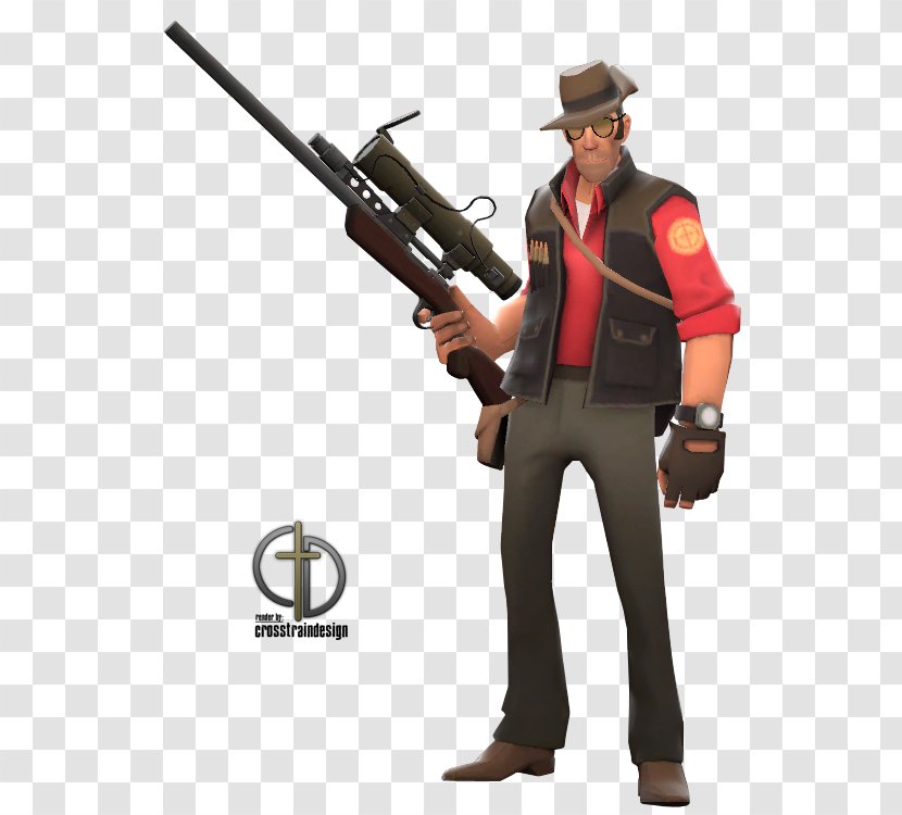 Team Fortress 2 Sniper The Escapist Steam Valve Corporation - Pin Transparent PNG