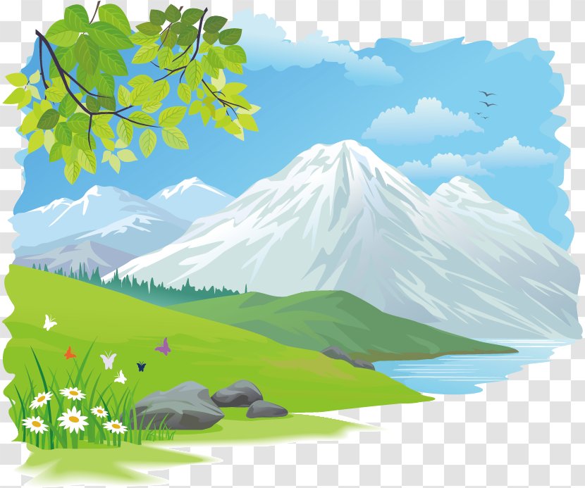 Drawing Clip Art - Plant - Beautiful Scenery Transparent PNG