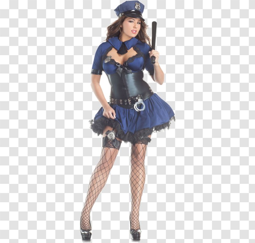 Costume Party Police Officer Halloween Uniform - Cosplay Transparent PNG