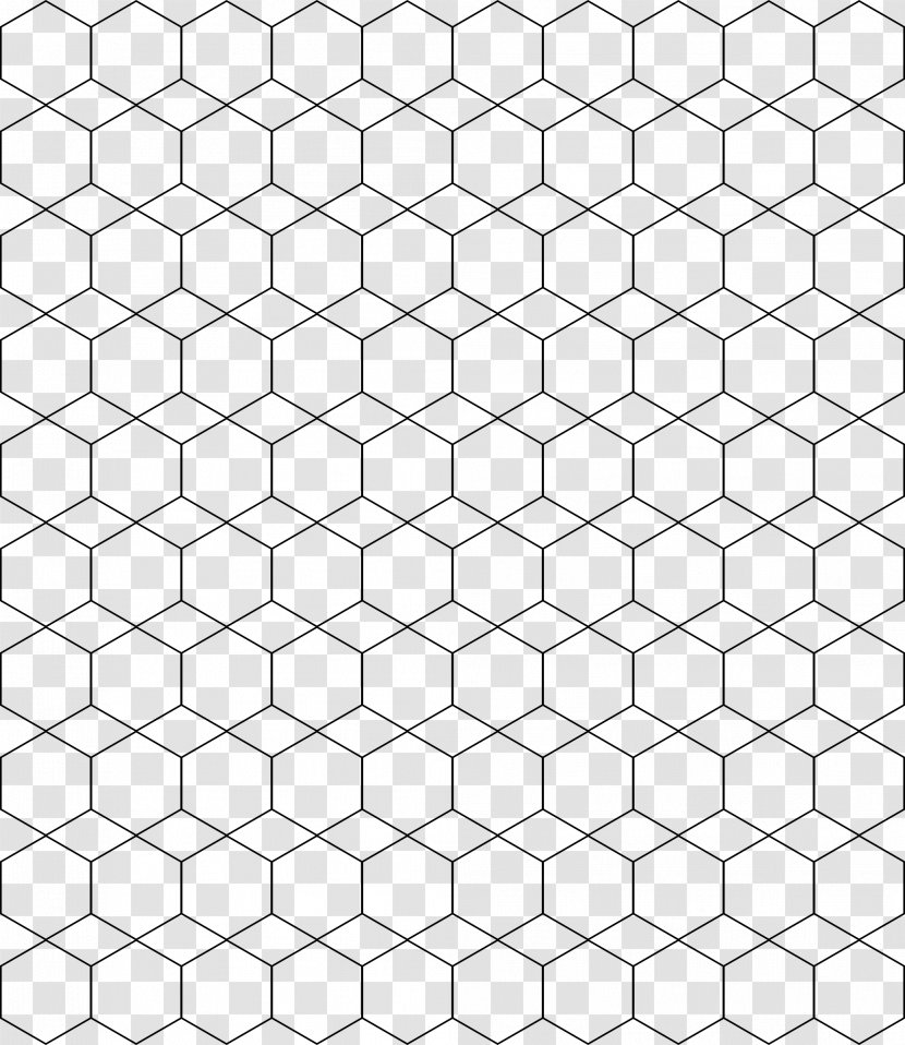 Hexagon Regular Polygon Angle Pattern - Area - Chinoiserie Transparent PNG