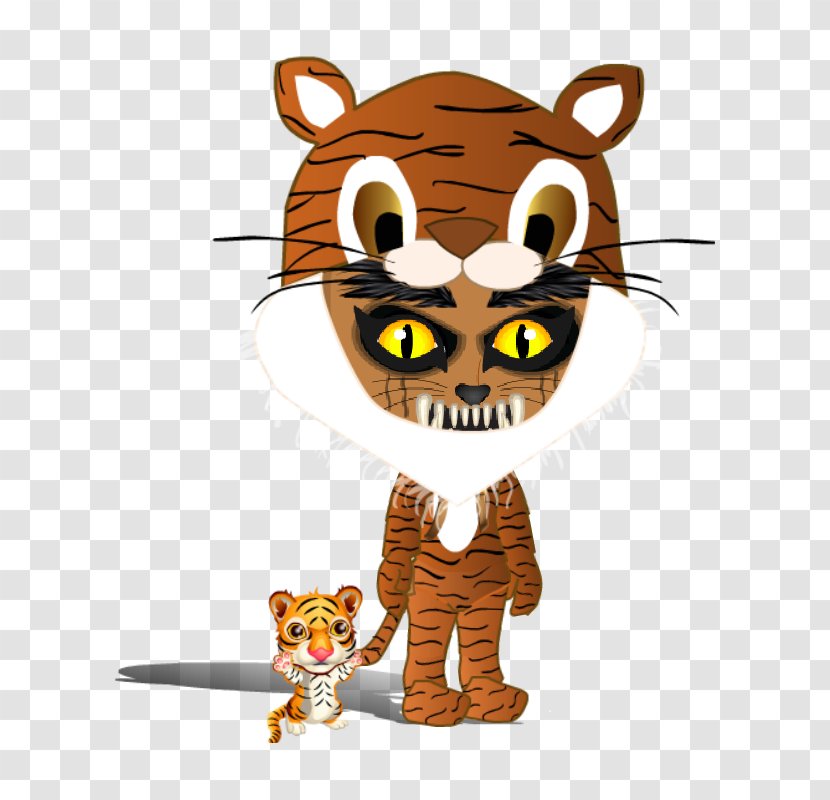 Tiger Lion Whiskers Cat - Tree Transparent PNG