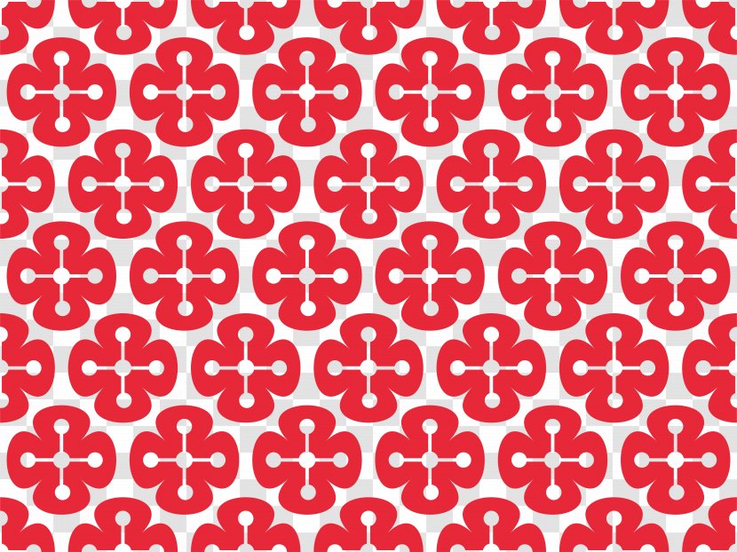 Textile Red Petal Carpet - Cherry Petals Pattern Wall Cloth Vector Transparent PNG